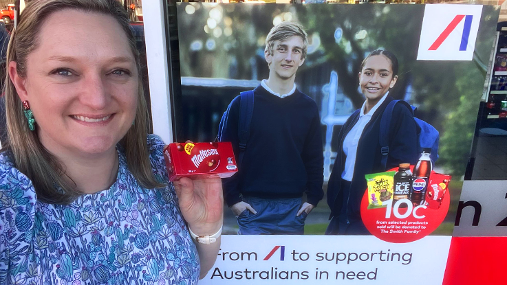 Partnership Manager Celebrating Ampol's cause-related marketing campaign with The Smith Family