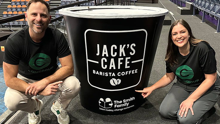 Hungry Jack's and Jack's Cafe partnership with The Smith Family featuring Smith Family staff