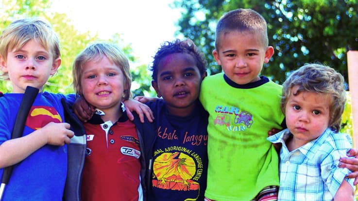 Group of young boys