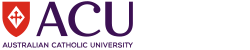 Logo for the Australian Catholic University