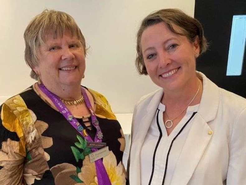 gawler 2024 IWD Erika and guest speaker Sharon